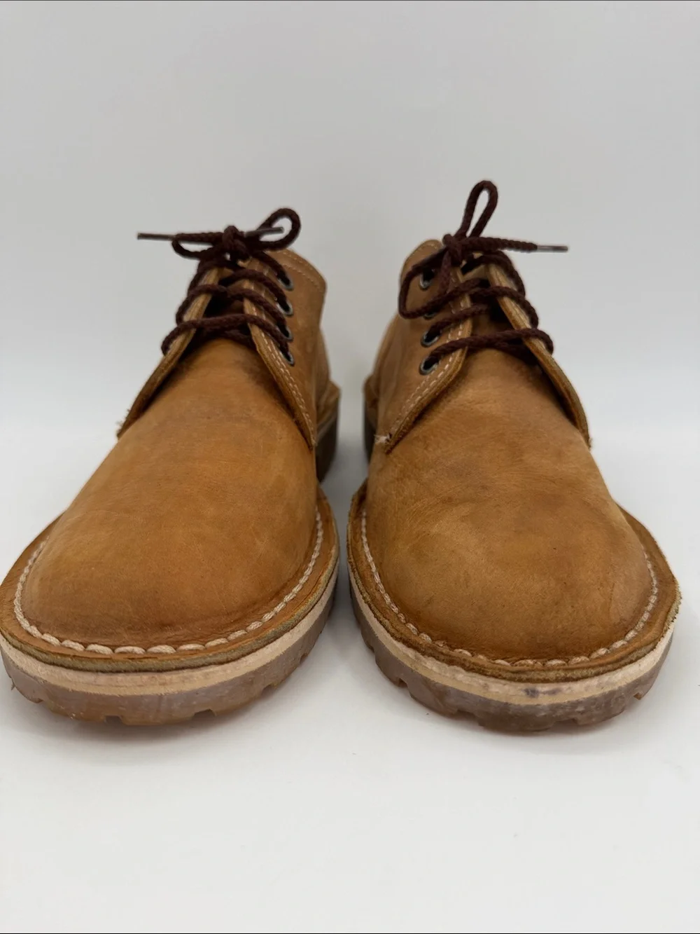 Authentic Bata Safari Kenya Low Cut Oxfords Desert Shoes Men's 9.5 Wheat NuBuck